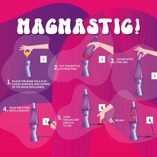 Legami lava lamp magmastic - legami,